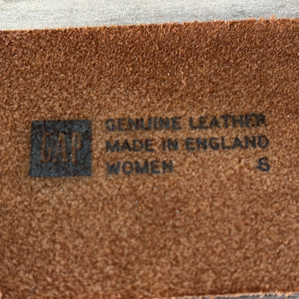 GAP Brown Leather Belt Size Small - Picture 10 of 13